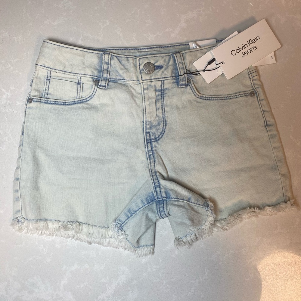 Calvin Klein Light Wash Jean Shorts